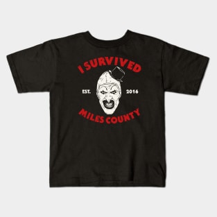 I survived miles county Kids T-Shirt